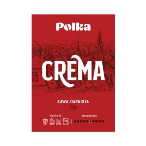 Kawa Ziarnista Polka Crema 1000g