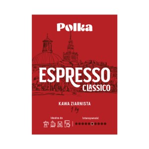 Kawa Ziarnista Polka Espresso Classico 1000g