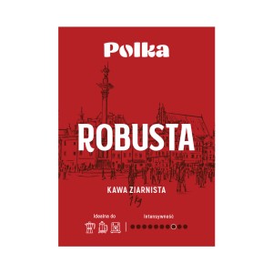 Kawa Ziarnista Polka Robusta 1000g