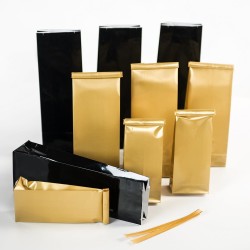 Klipsy do torebek (złote) (1000 szt)